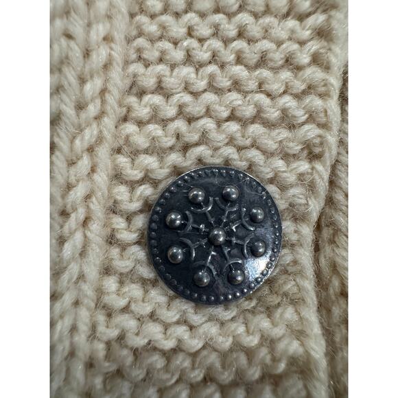 Vintage Husfliden Hand Knit Wool Cardigan Lillehammer Norway - Picture 10 of 10